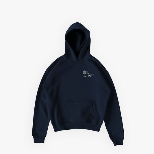 LULN · Studios Essentials Hoodie N°3 French Navy · 23X150-2