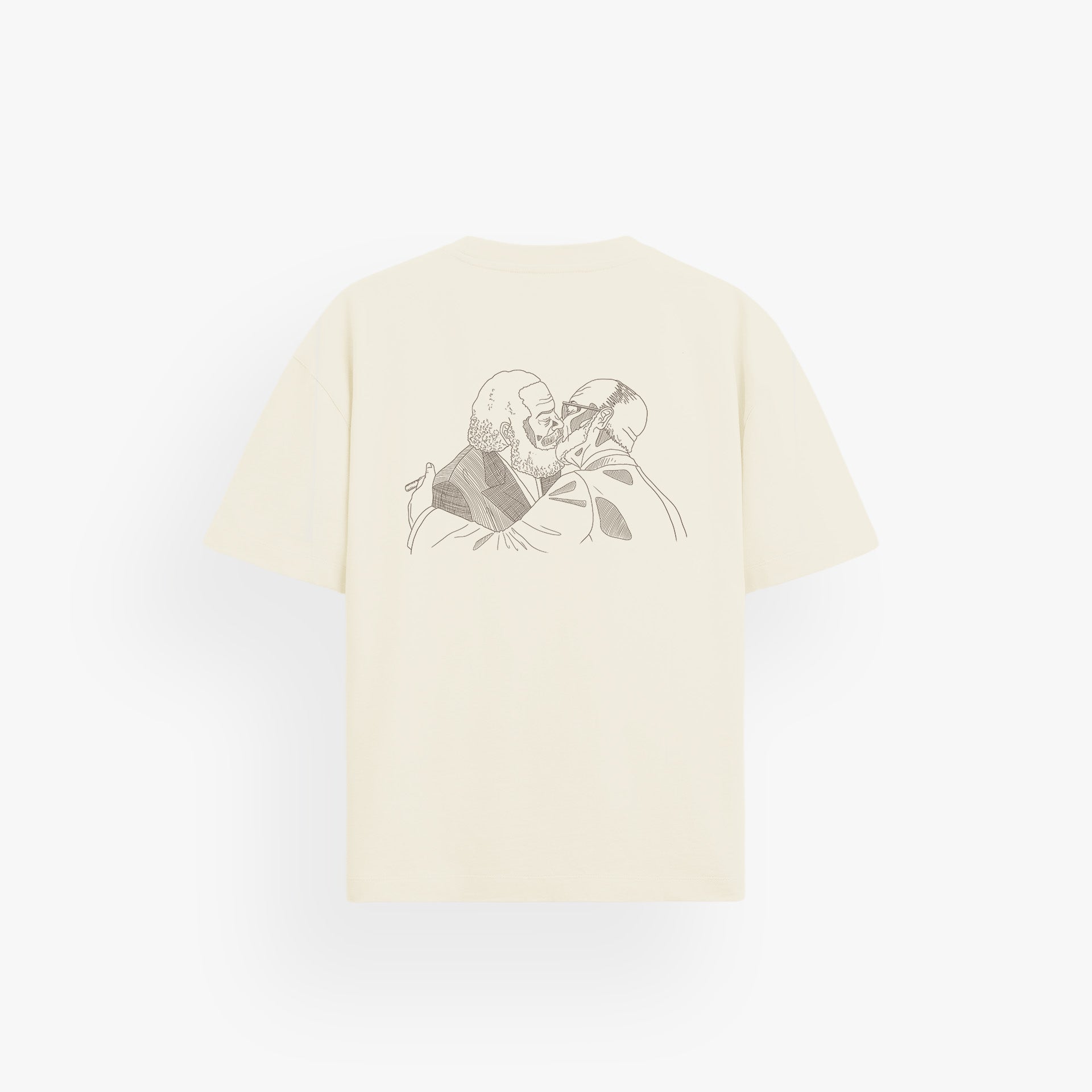 UTPS · Premium Oversized Shirt Natural Raw · 23X007-3