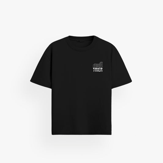 UTPS · Premium Oversized Shirt Black · 23X007-3