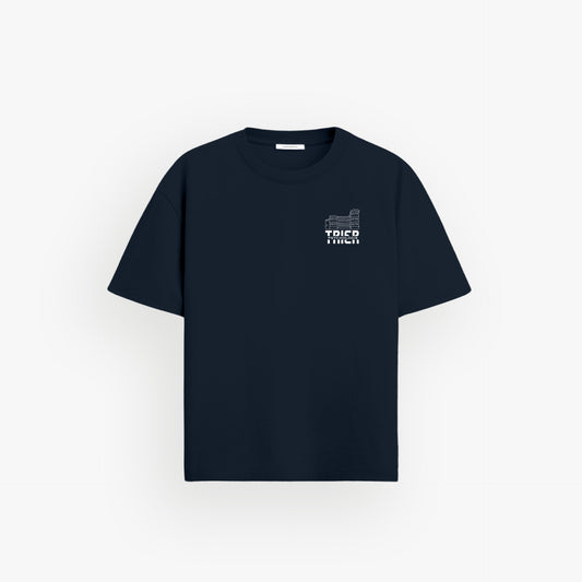 Iconic Oversized Shirt French Navy · 23X007-5