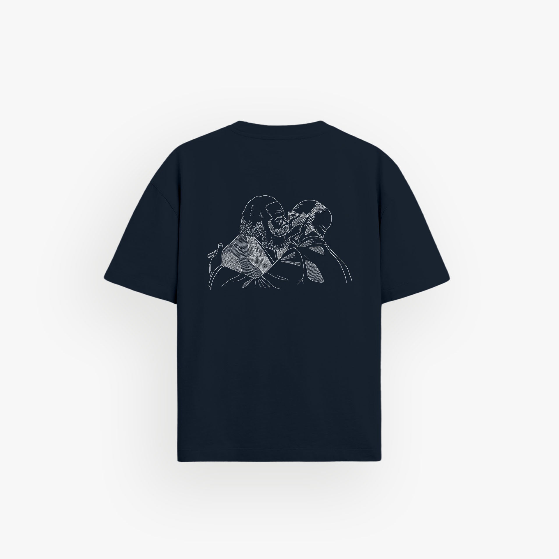 Iconic Oversized Shirt French Navy · 23X007-5