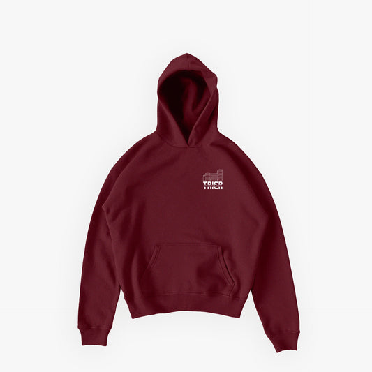 Studios Essentials Hoodie N°4 Velvet Wine · 23X007-5