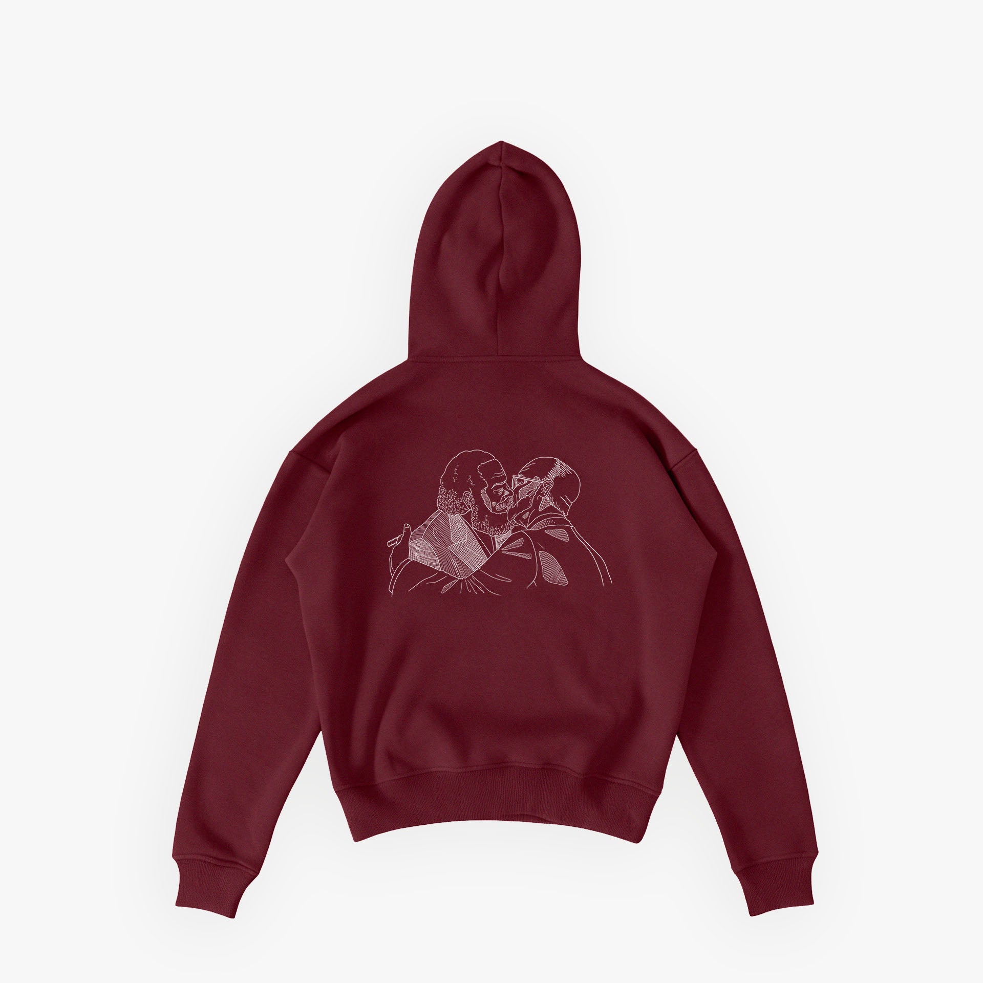 Studios Essentials Hoodie N°4 Velvet Wine · 23X007-5