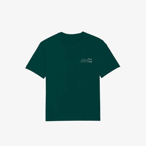 THWS · Oversized Organic Shirt Glazed Green · 23X038-2