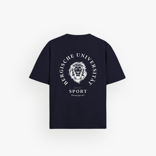 Iconic Oversized Shirt French Navy · 23X057-3