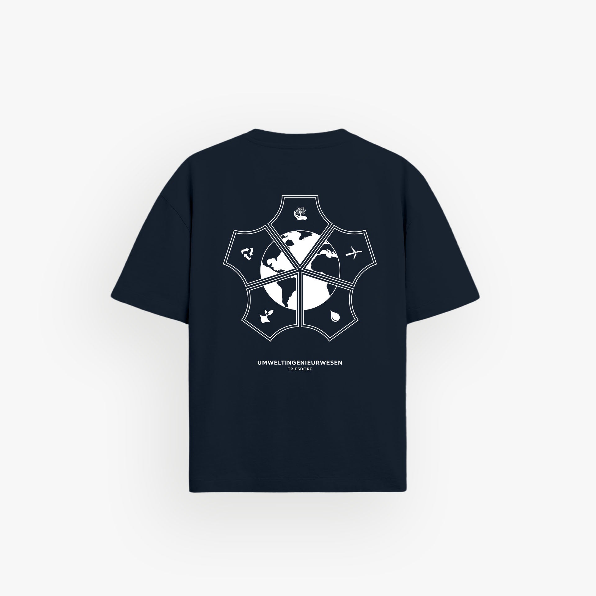 Iconic Oversized Shirt French Navy · 23X078-2