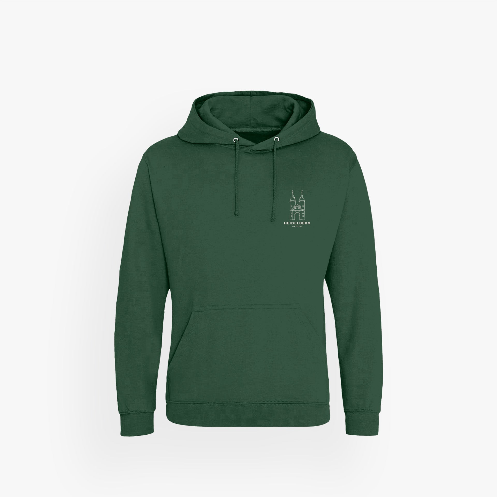 UHM · Basic Hoodie Bottle Green · 23X080-2