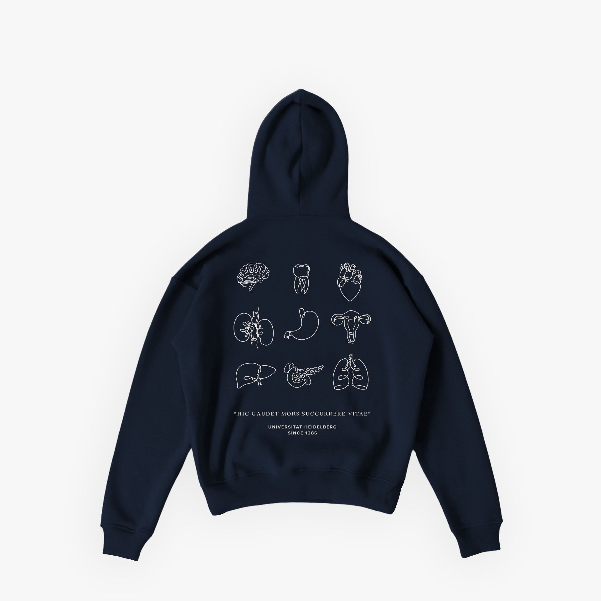 UHM · Studios Essentials Hoodie N°3 French Navy · 23X080-2