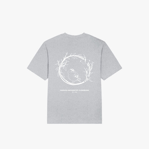 EUFB · Oversized Organic Shirt Heather Grey · 23X086-2