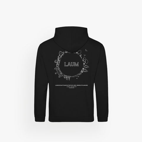 GWLLU · Basic Hoodie Black · 23X087-2