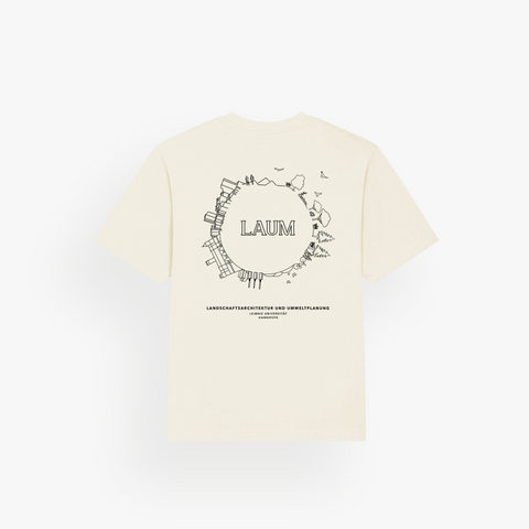 GWLLU · Classic Oversized Shirt Natural Raw · 23X087-2