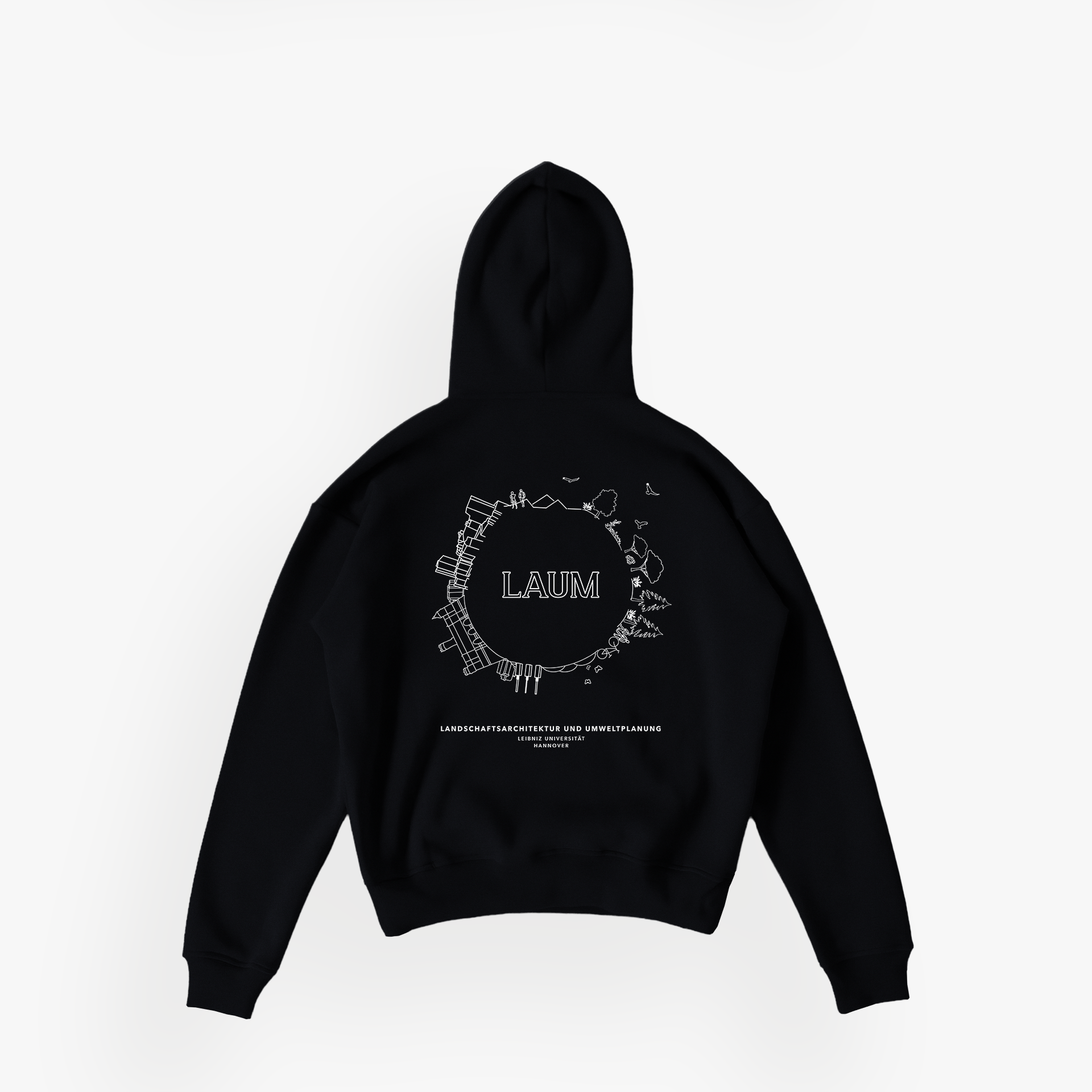 GWLLU · Studios Essentials Hoodie N°1 Black · 23X087-2