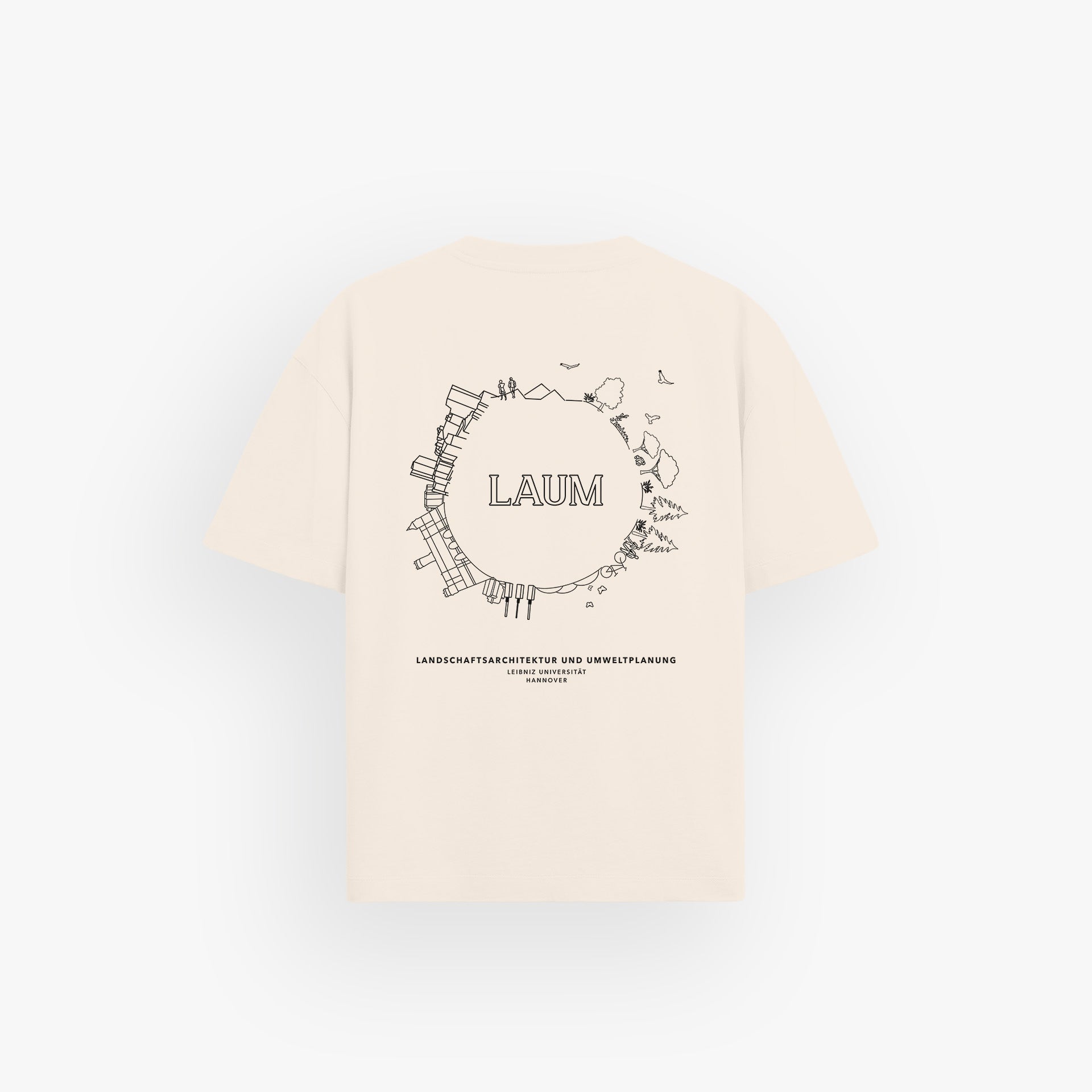 Iconic Oversized Shirt Raw Ivory · 23X087-3