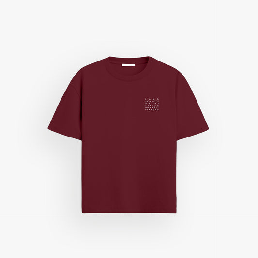 Heavy Oversized Shirt Velvet Wine · 23X087-3