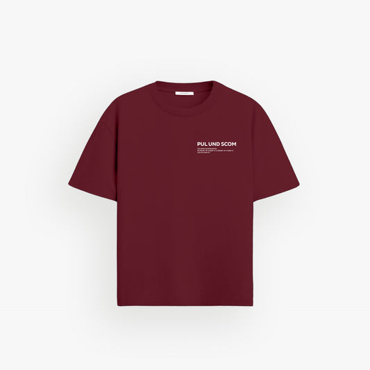 Heavy Oversized Shirt Velvet Wine · 23X140-2
