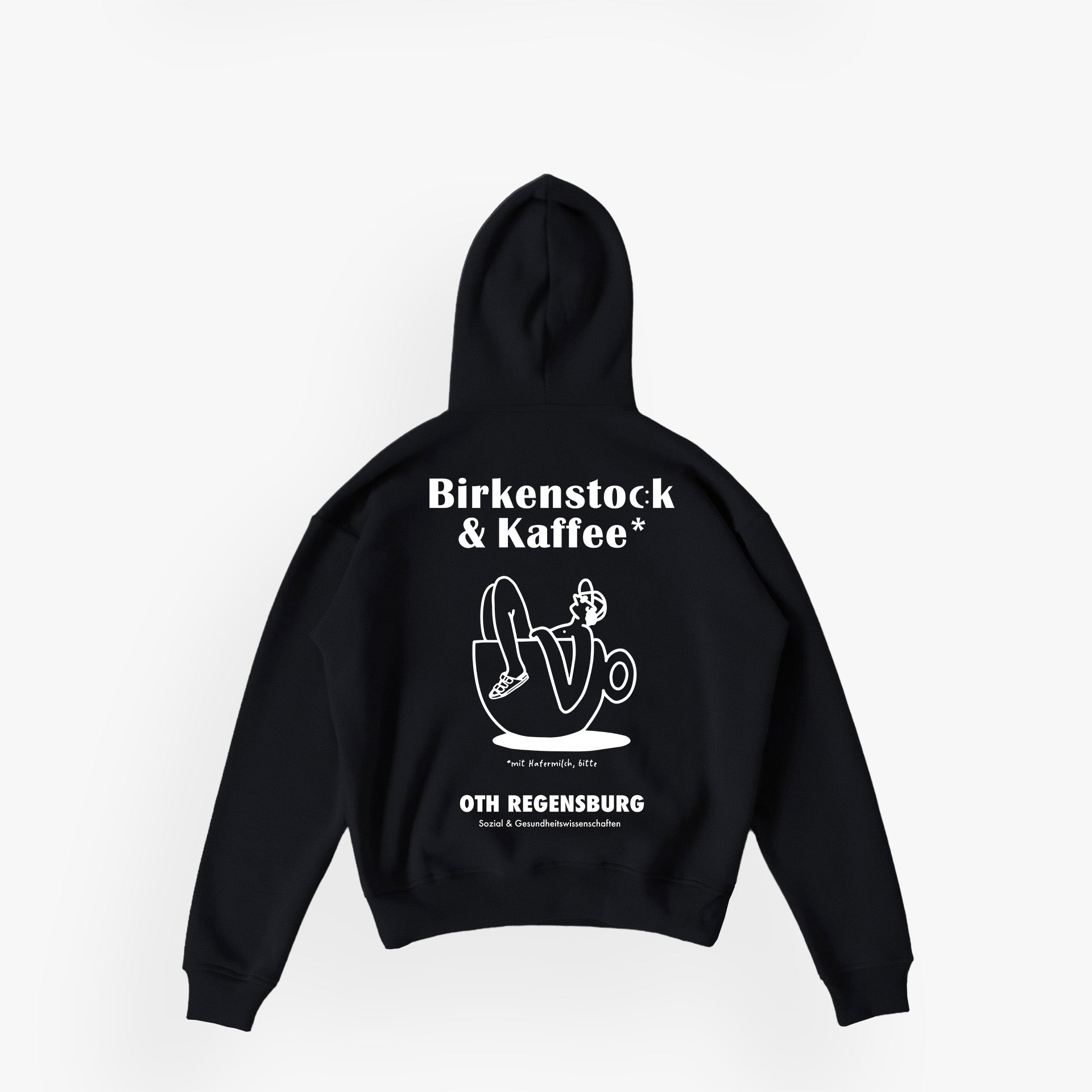 HRSG · Studios Essentials Hoodie N°2 Black · 23X146-1