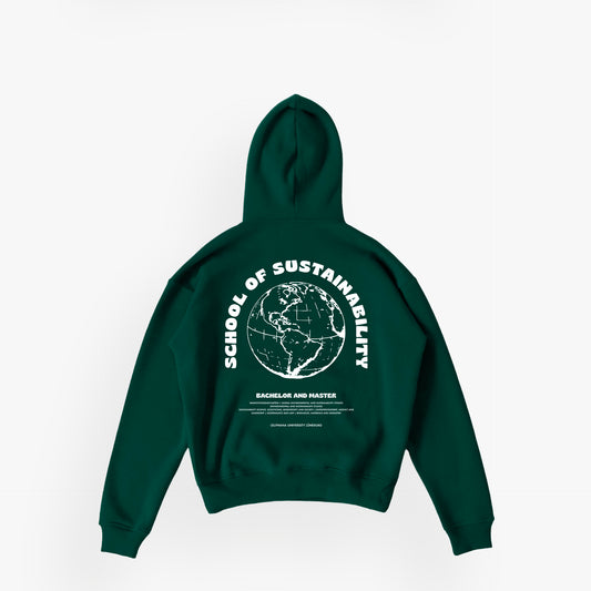LULN · Studios Essentials Hoodie N°1 Alpine Green · 23X150-1