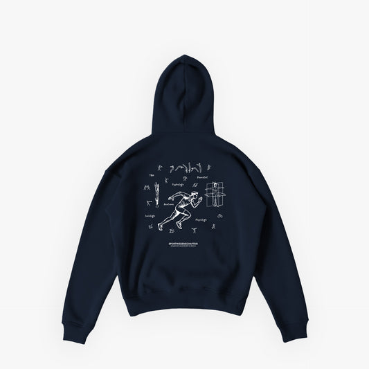 Studios Grand Hoodie French Navy · 23X161-2