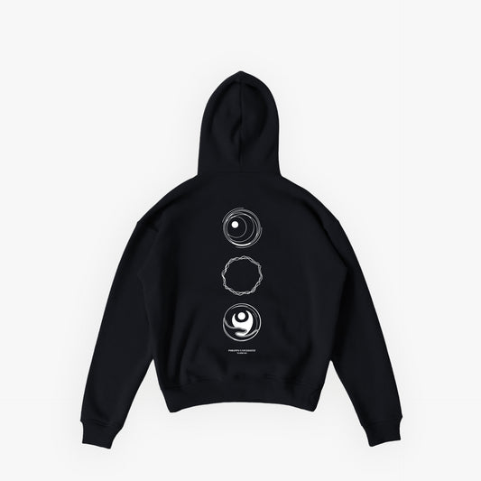 SPUM · Studios Essentials Hoodie N°3 Black · 23X176-1