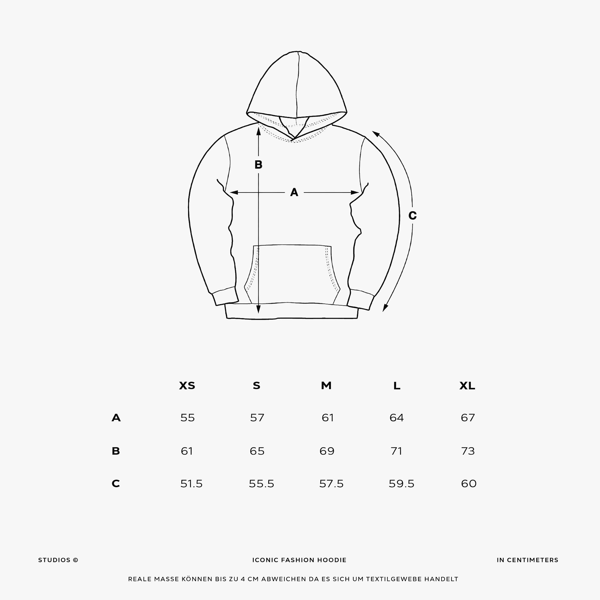Iconic Fashion Hoodie Black