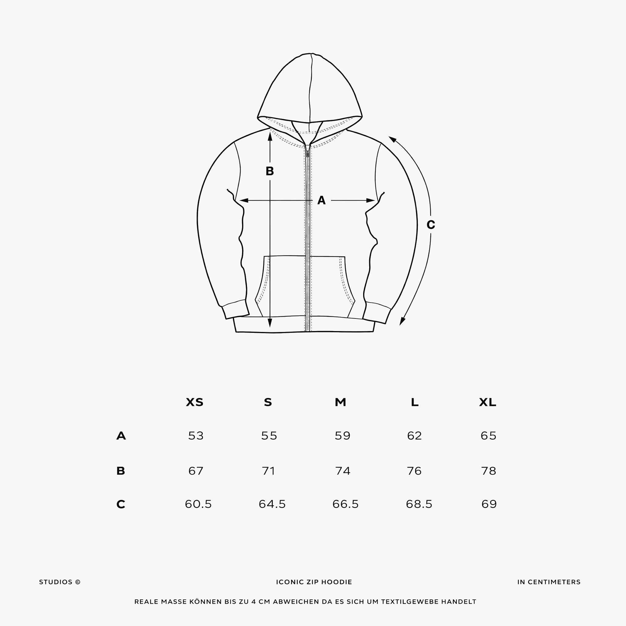 Iconic Zip Hoodie Pale Verde
