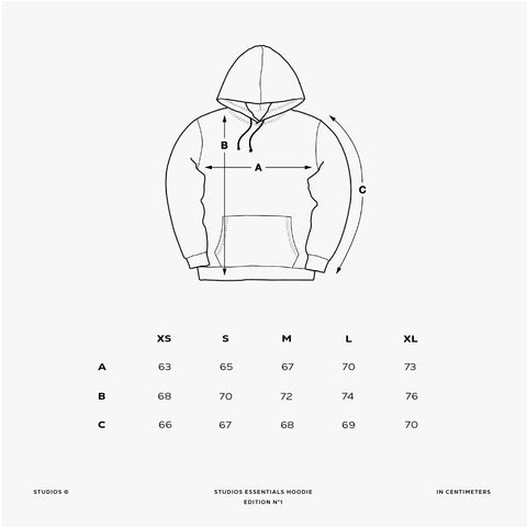 GCVO · Studios Essentials Hoodie N°1 Cloud Grey · 23X157-1