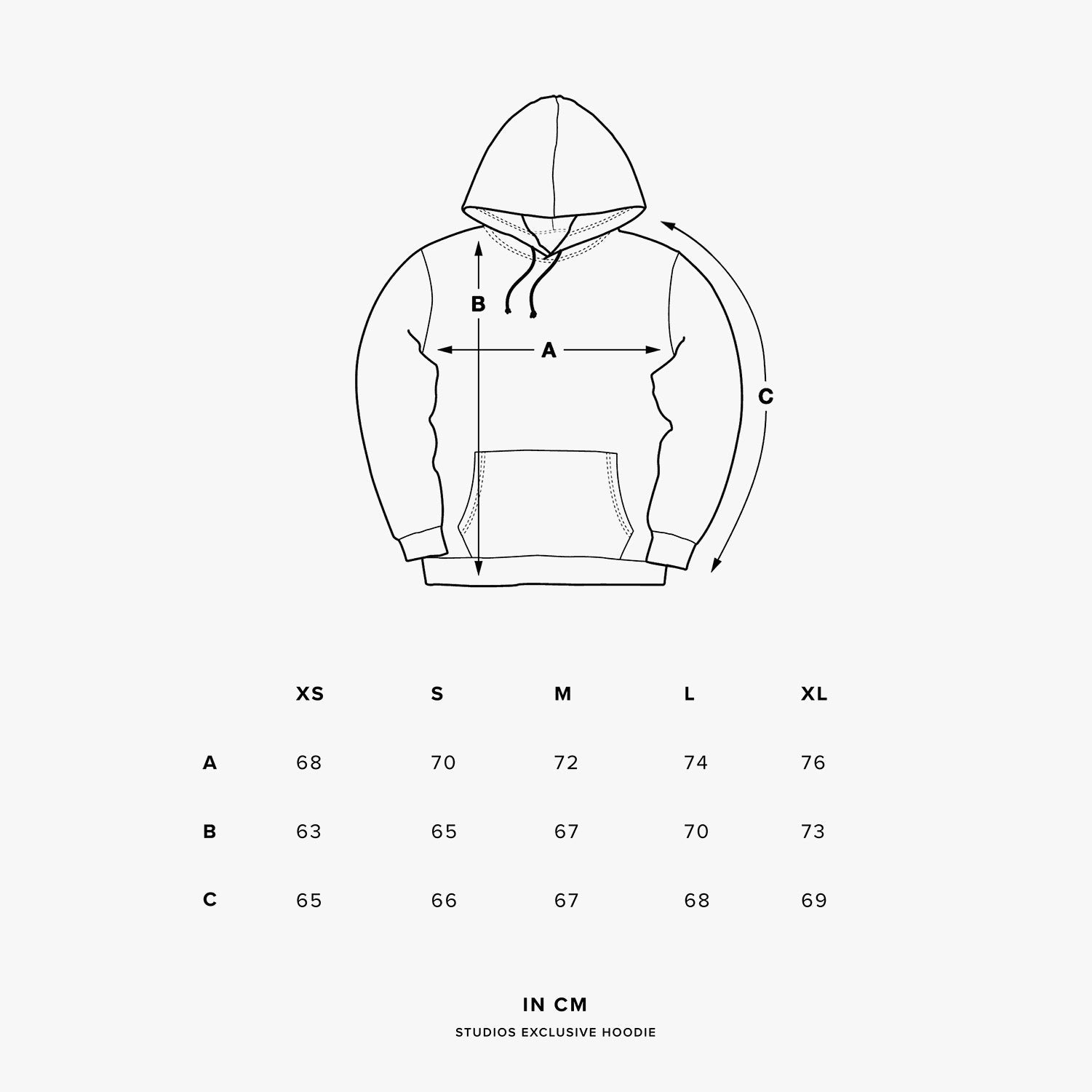 BUWS · Studios Exclusive Hoodie Black · 23X057-2
