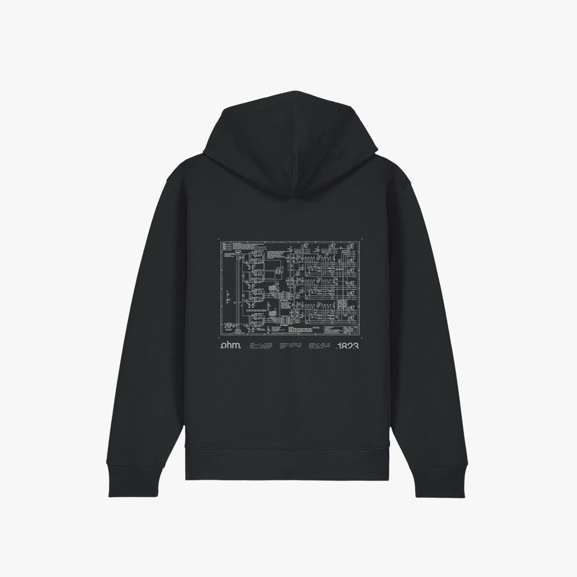 Iconic Zip Hoodie Black