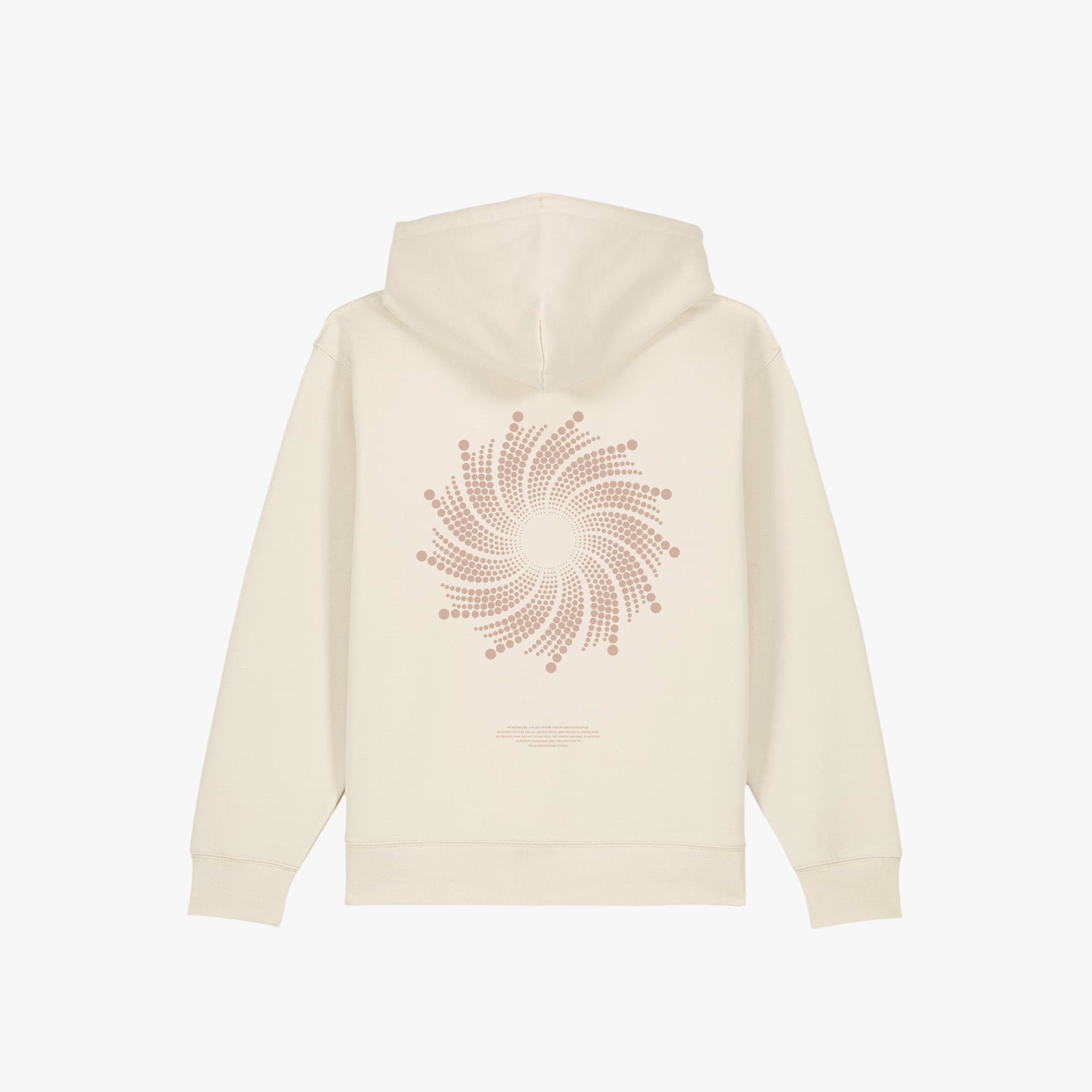 Iconic Zip Hoodie Raw Ivory