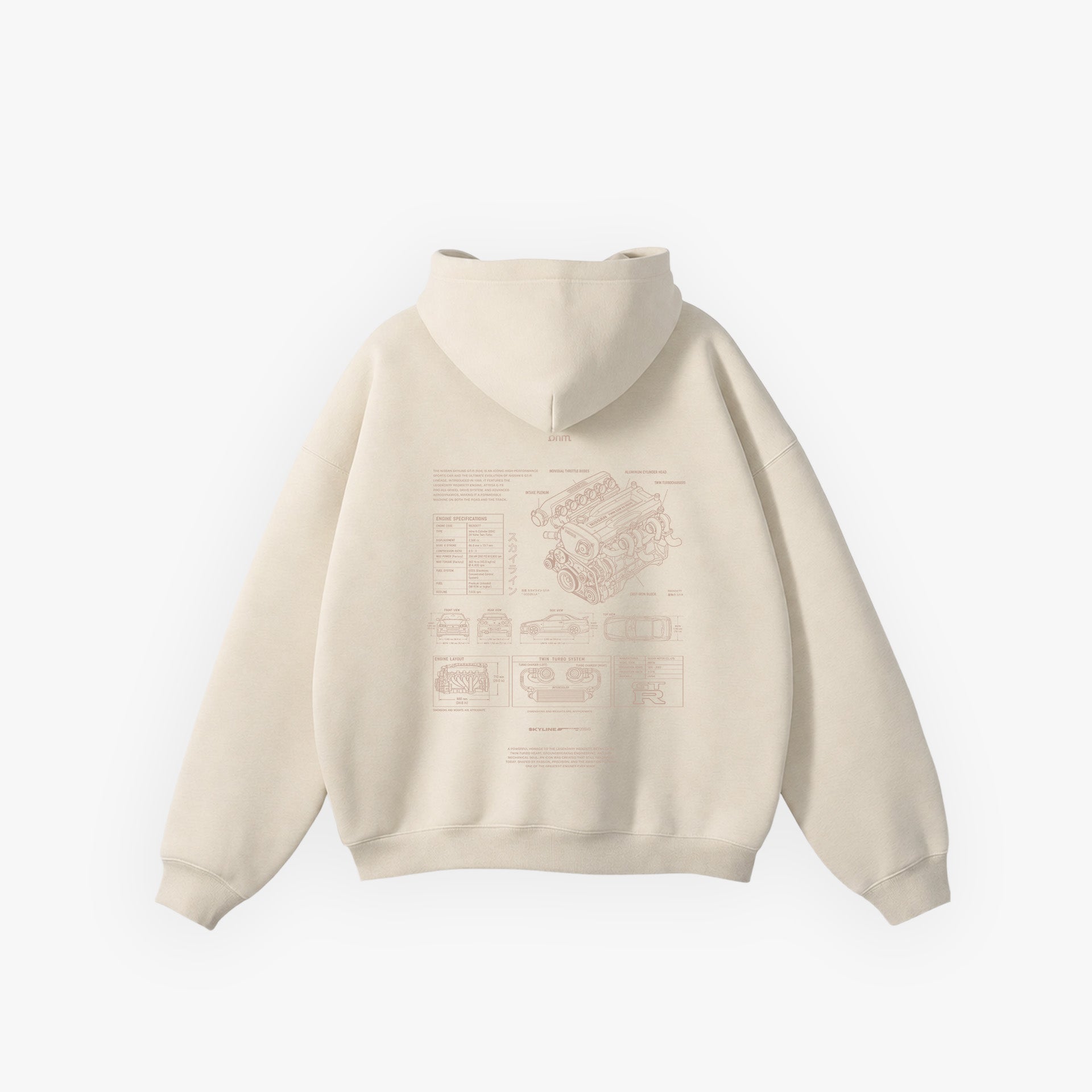 Iconic Fashion Hoodie Grand Ivory