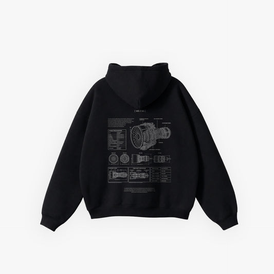Iconic Fashion Hoodie Black